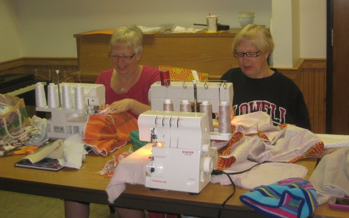 sewing at lutherhaven